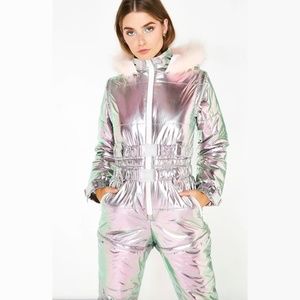 AURORA BEAM HOLOGRAPHIC SNOWSUIT